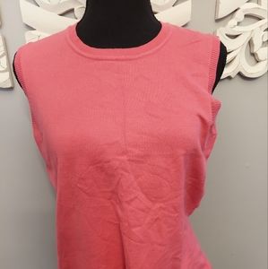 Charter Club Pink Peony Sleeveless Tank Size OX